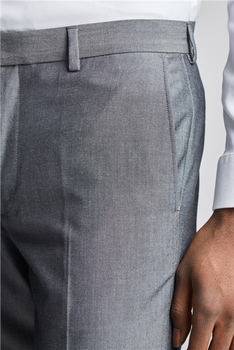 Limehaus Slim Fit Silver Grey Trousers