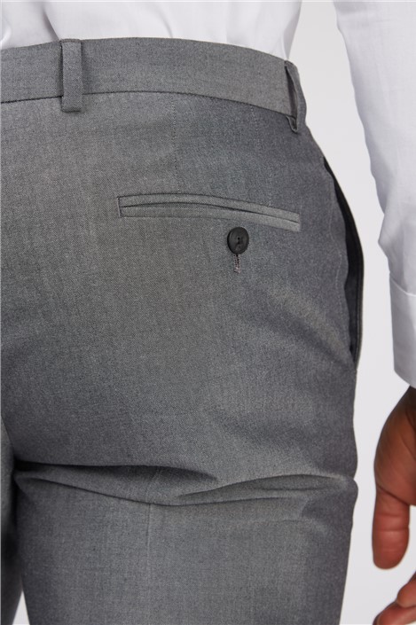 Limehaus Slim Fit Silver Grey Trousers