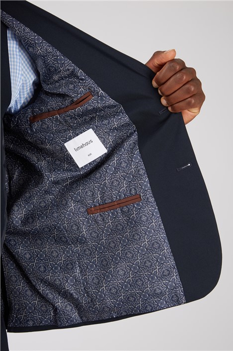Limehaus Regular Fit Navy Jacket