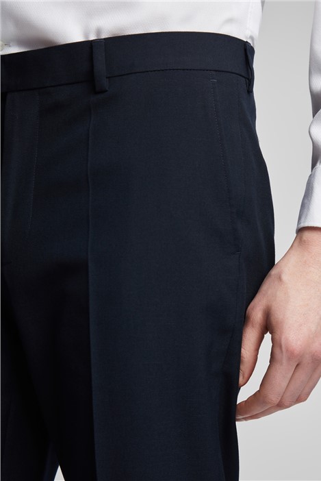 Limehaus Regular Fit Navy Trousers