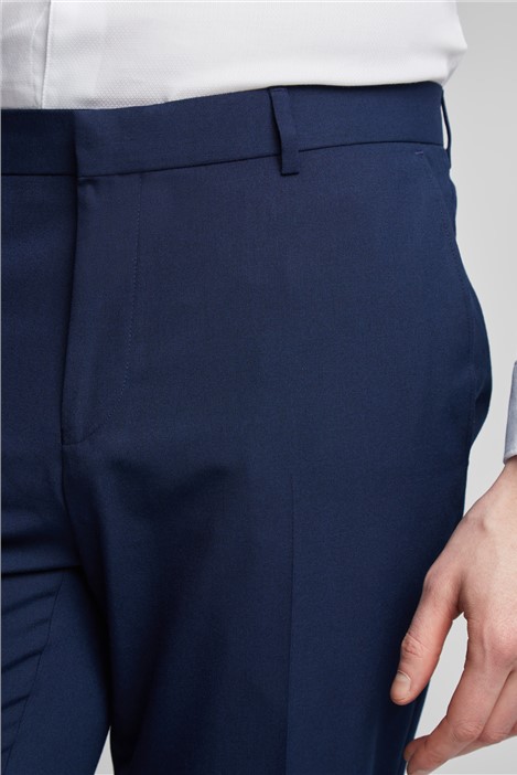 Limehaus Regular Fit Blue Trousers