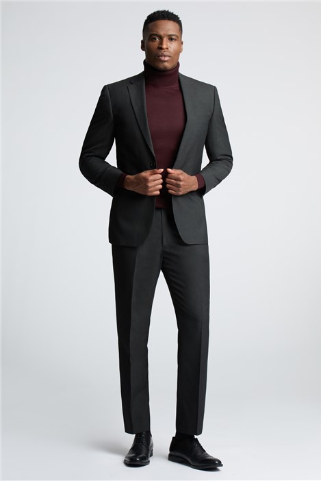Limehaus Regular Fit Charcoal Jacket