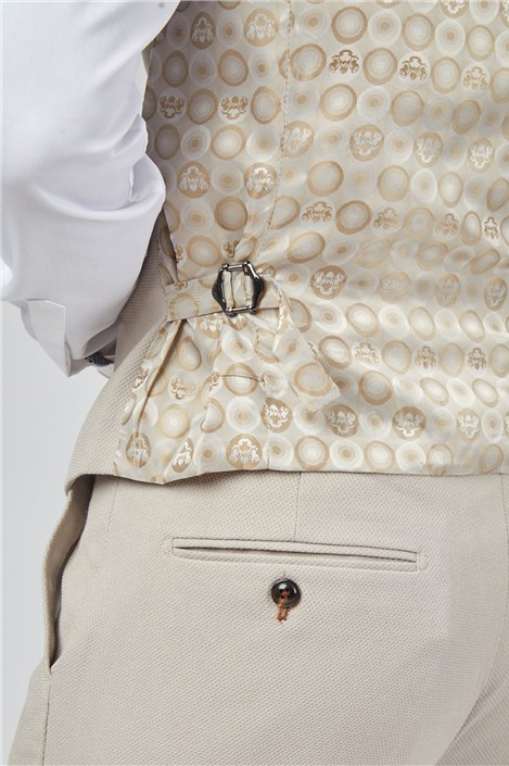 Marc Darcy Slim Fit HM5 Stone Waistcoat
