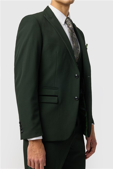 Marc Darcy Slim Fit Bromley Olive Green Suit Jacket