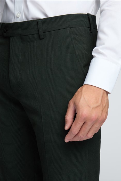 Marc Darcy Slim Fit Bromley Olive Green Suit Trousers