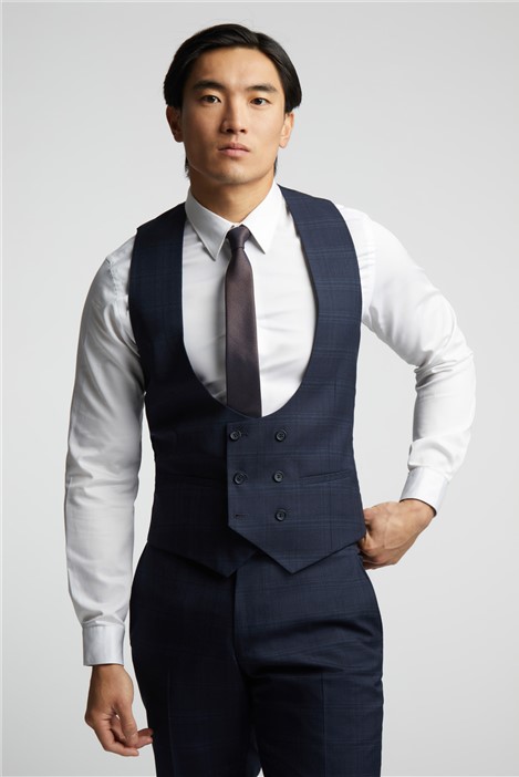 Men s Double Breasted Waistcoats Suit Direct