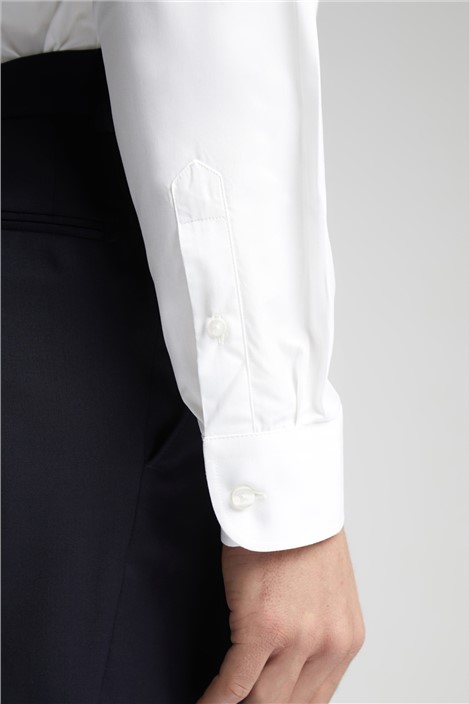 Alexandre Tailored Fit Luxury White Poplin Shirt