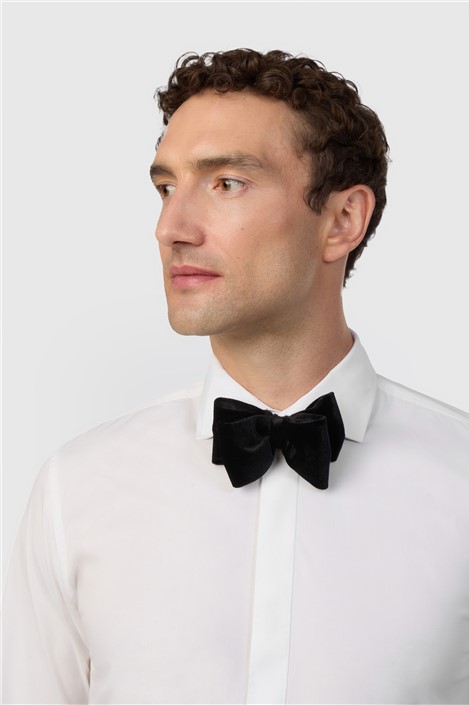 Limehaus Slim Fit Double Cuff Cutaway Collar Dress Shirt