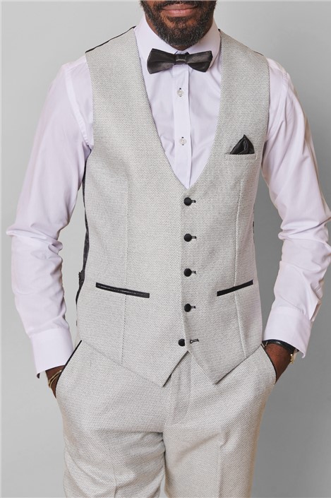 Marc Darcy Slim Fit Spencer Stone Waistcoat