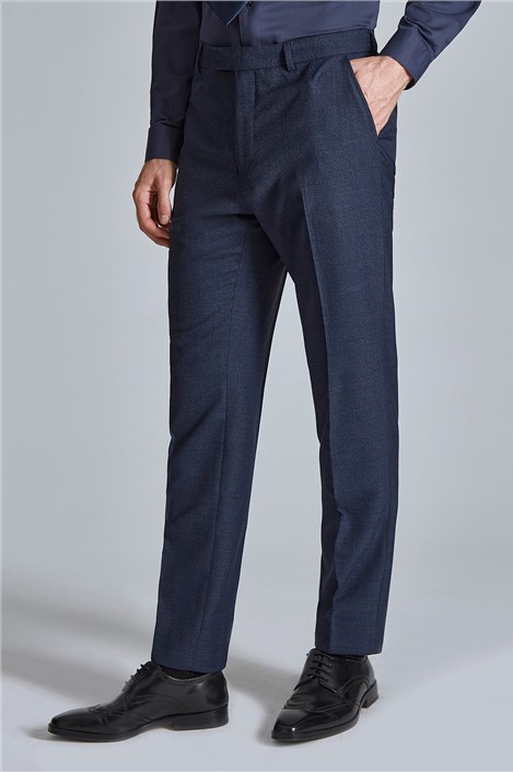 ted baker navy fleck men's trousers