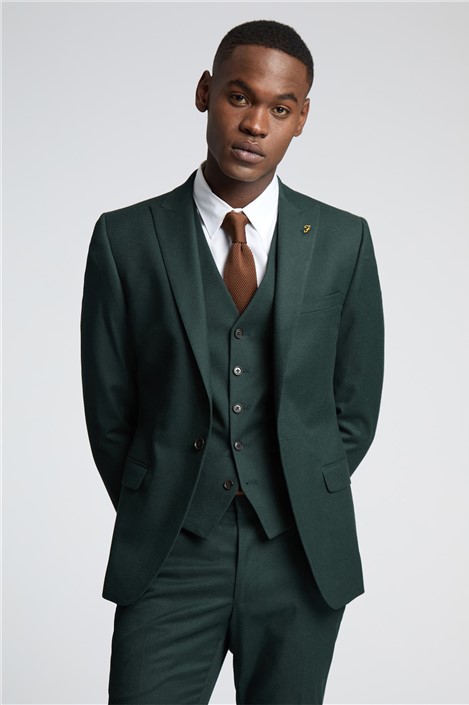 Dark green coat suit sale