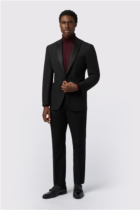 Limehaus Regular Fit Black Tuxedo Jacket