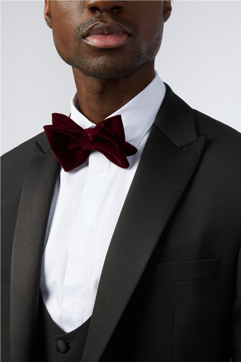 Limehaus Regular Fit Black Dinner Trousers