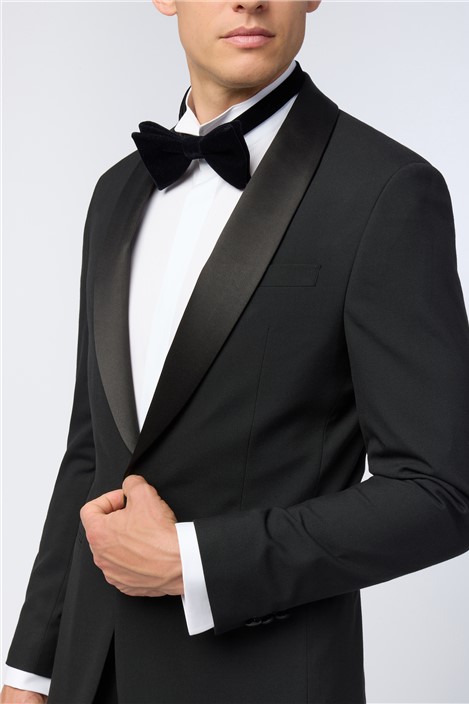 Limehaus Slim Fit Black Tuxedo Jacket