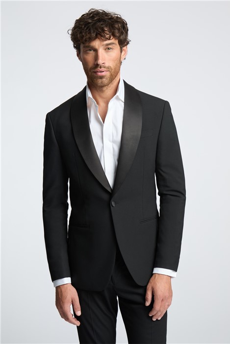 Limehaus Slim Fit Black Tuxedo Jacket