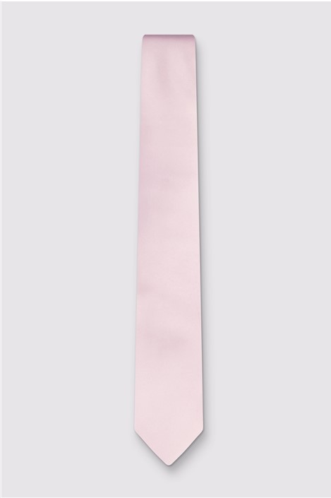 Limehaus Regular Plain Pink Tie Pink