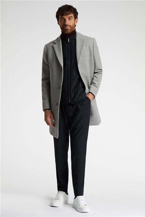 Melka Navy Zip Through Gilet