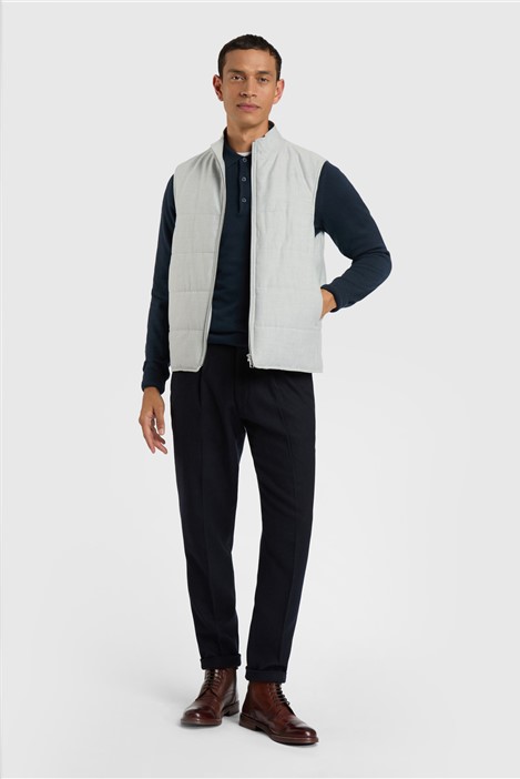 Melka Grey Zip Through Gilet