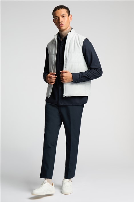 Melka Grey Zip Through Gilet