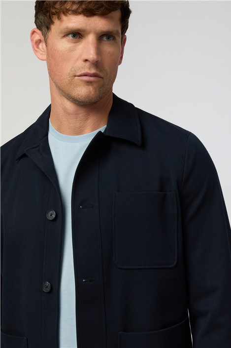 Melka Navy Shacket