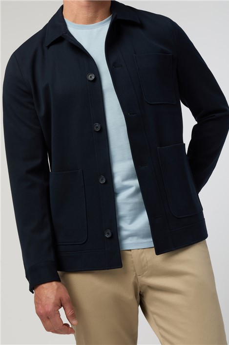 Melka Navy Shacket