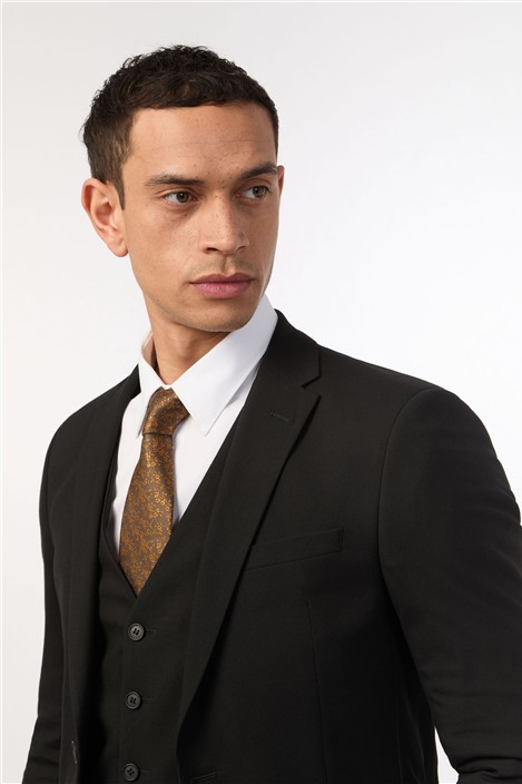 Limehaus Slim Fit Black Stretch Suit Jacket
