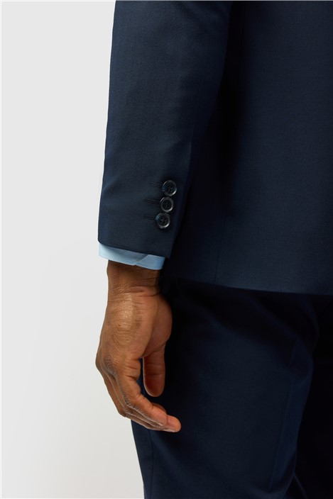 Limehaus Slim Fit Navy Stretch Jacket