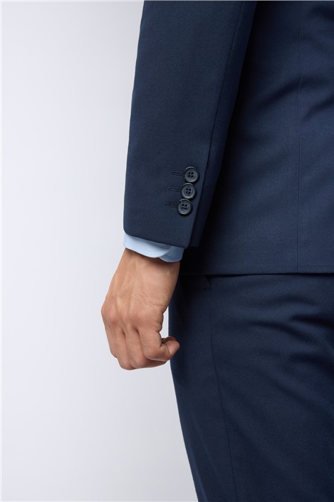 Limehaus Regular Fit Navy Stretch Jacket