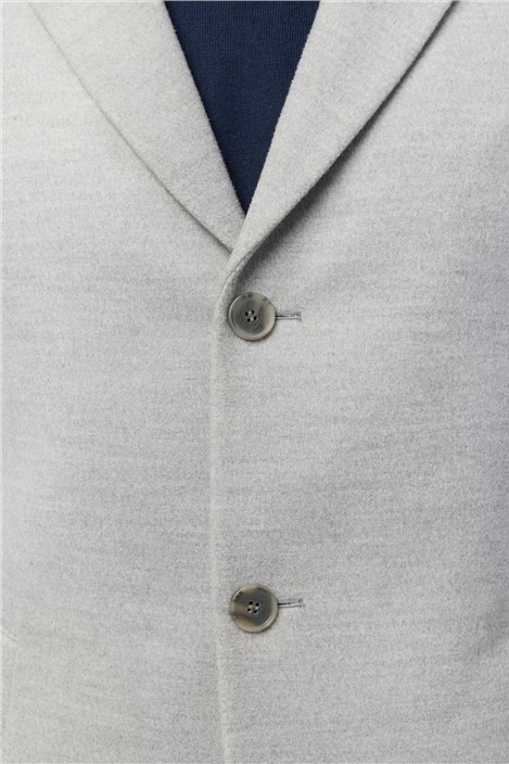 Melka Slim Fit Light Grey Coat