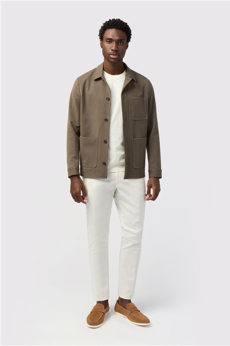 Melka Beige Shacket