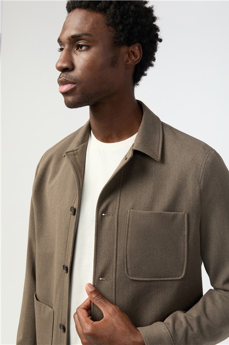 Melka Beige Shacket