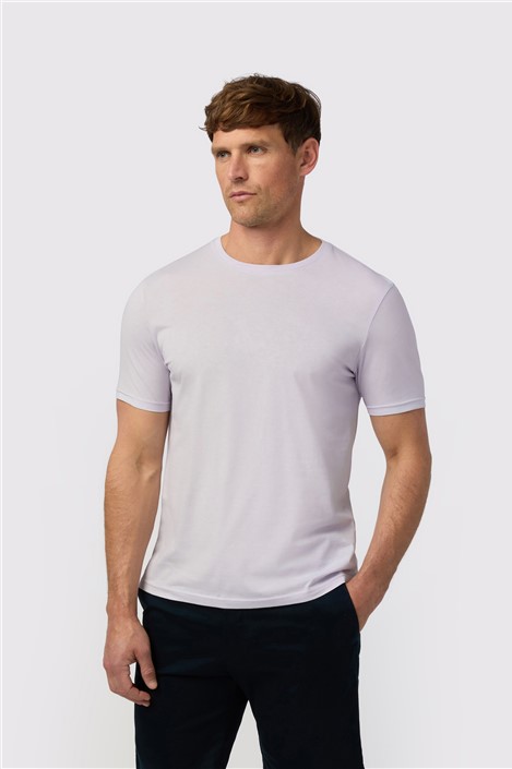 Melka Lilac Crew Neck T-Shirt
