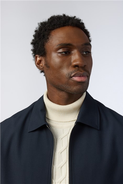 Melka Navy Zipped Jacket