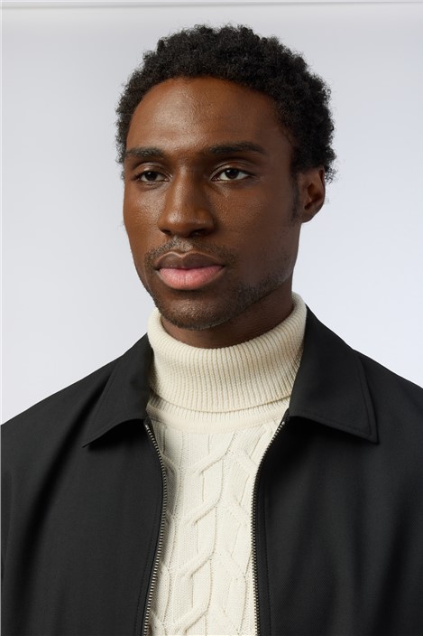 Melka Black Zipped Jacket