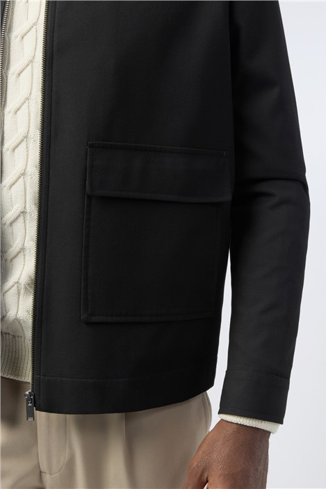 Melka Black Zipped Jacket