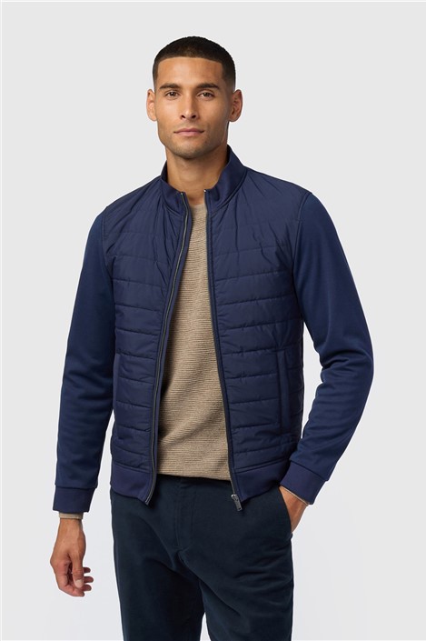 Melka Navy Zip Through Jacket