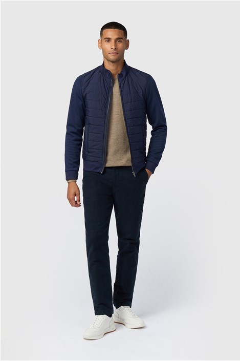 Melka Navy Zip Through Jacket