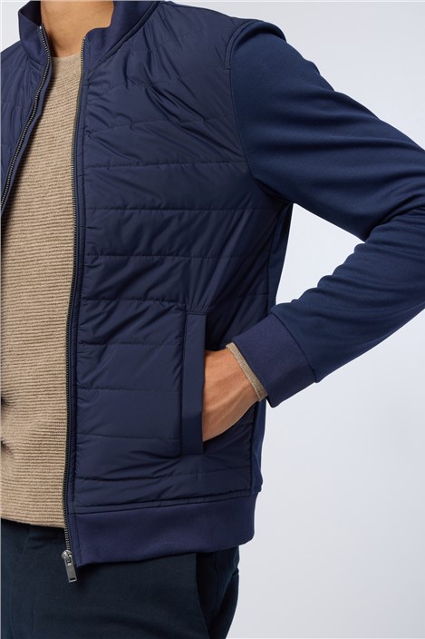 Melka Navy Zip Through Jacket