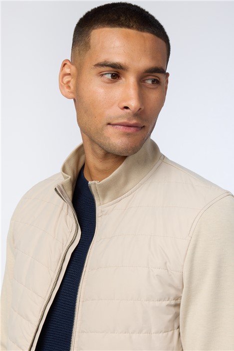 Melka Oatmeal Zip Through Jacket
