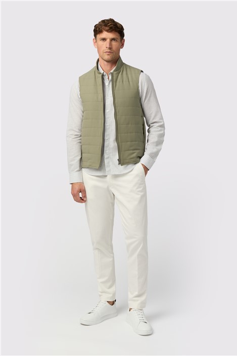 Melka Olive Zip Through Gilet