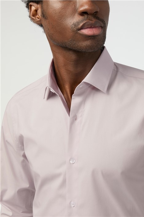 Limehaus Slim Fit Lavender Stretch Shirt