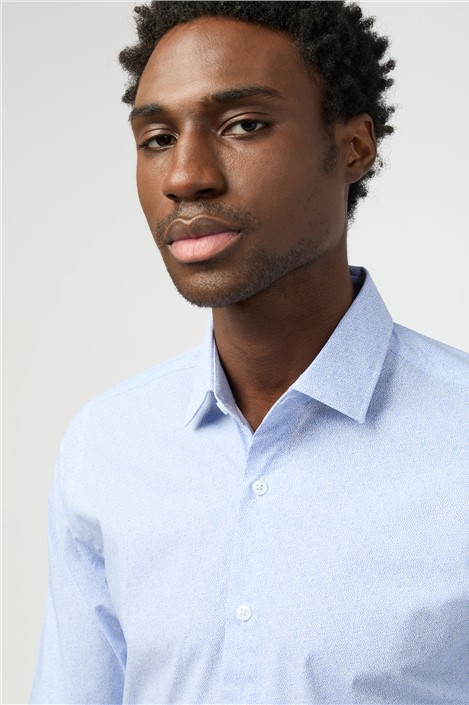 Limehaus Slim Fit Dot Print Shirt