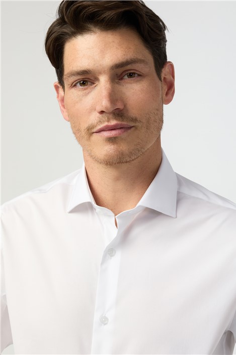 Alexandre Tailored Fit Non-Iron Stretch Double Cuff Shirt
