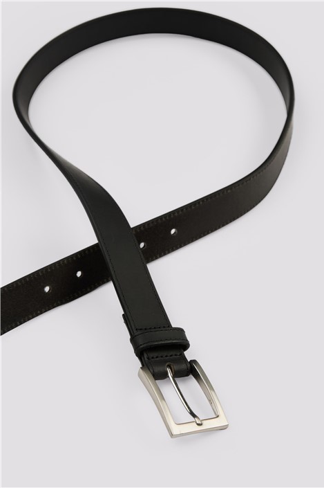 Holt Black Leather Belt