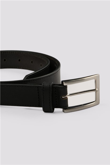 Holt Black Leather Belt