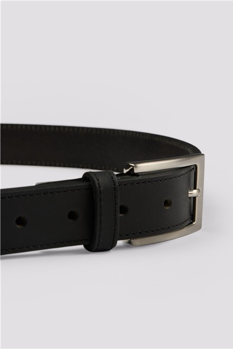Holt Black Leather Belt