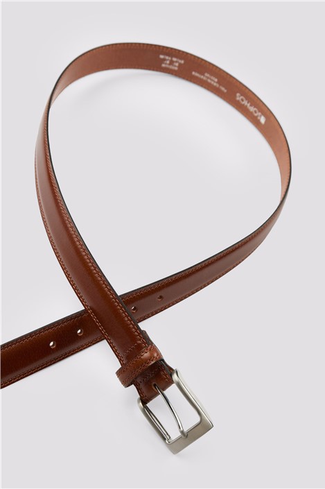 Burghley Tan Leather Belt