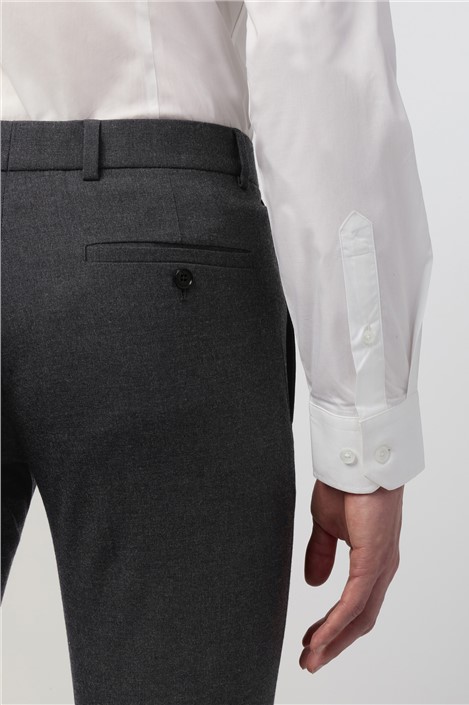 Limehaus Skinny Fit Charcoal Stretch Trouser