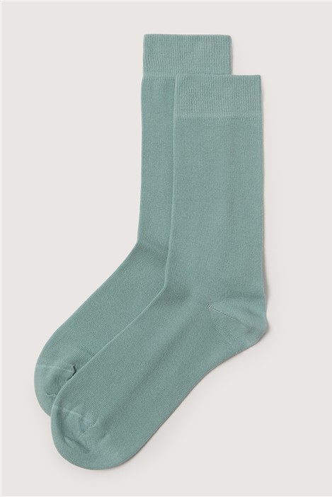 Limehaus Navy Blue Teal Socks By Suit Direct