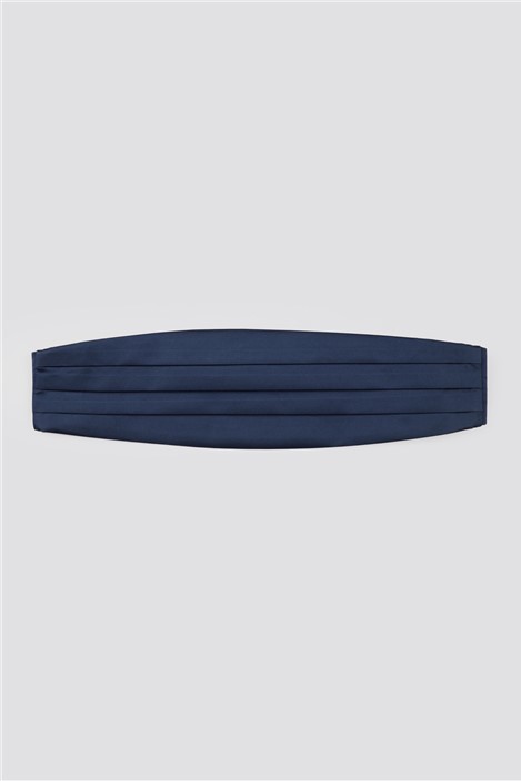 Limehaus Navy Blue Cummerbund By Suit Direct